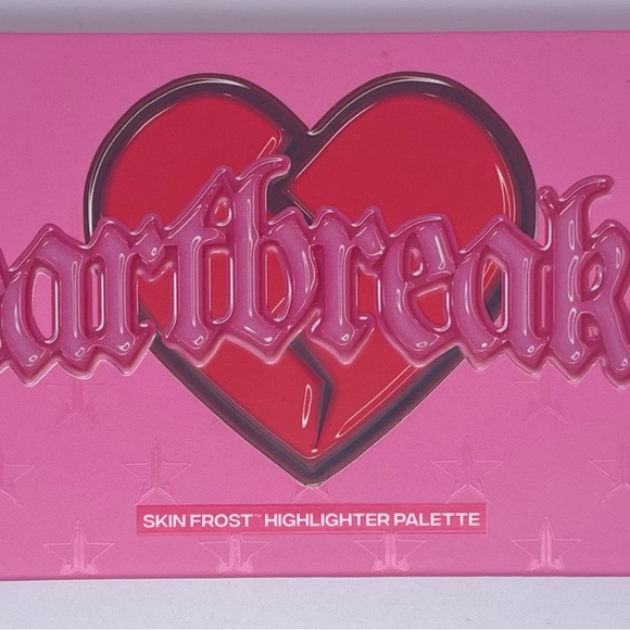 NEW Jeffree Star Cosmetics Heartbreaker Skinfrost Highlighter Palette - Picture 3 of 4